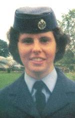 Linda à l‘Air Force en 1975